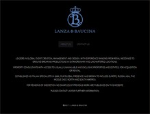 Tablet Screenshot of lanzabaucina.com